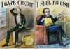 Money Lending, 1870. /N'I Gave Credit/I Sell For Cash.' Lithograph, 1870, By Currier & Ives. Poster Print by Granger Collection - Item # VARGRC0009531