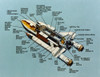 Space: Space Shuttle, 1981. /Ncutaway View Showing All Of The Components Of A Nasa Space Shuttle. Illustration, 1981. Poster Print by Granger Collection - Item # VARGRC0186275