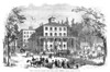 Saratoga Springs, 1862. /Nthe Clarendon Hotel, Owned By William Dorlon, At Saratoga Springs, New York. Engraving, American, 1862. Poster Print by Granger Collection - Item # VARGRC0266981