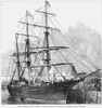Liberian Ship, 1878. /N'The Liberian Ship "Azor" - Photographed By G.N. Barnard, Charleston, South Carolina.' Engraving, 1878. Poster Print by Granger Collection - Item # VARGRC0266145