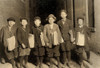 Hine: Newsboy, 1909. /Na Group Of Newsboys At Work At Night In Newark, New Jersey. Photograph By Lewis Hine, December 1909. Poster Print by Granger Collection - Item # VARGRC0131727