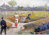 Baseball Game, C1887. /Nan American Baseball Game. Lithograph By L. Prang & Co., C1887. Poster Print by Granger Collection - Item # VARGRC0162962