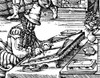 Bookkeeper, 1585. /Na German Merchant'S Bookkeeper Performing Double-Entry Bookkeeping. Woodcut By Jost Amman. Poster Print by Granger Collection - Item # VARGRC0076360