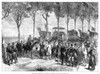 Siege Of Paris, 1870. /Ndeparture Of American And English Citizens During The Siege Of Paris During The Franco-Prussian War, November 1870. Contemporary English Wood Engraving. Poster Print by Granger Collection - Item # VARGRC0266959 Siege Of Paris, 1870. /Ndeparture Of American And English Citizens During The Siege Of Paris During The Franco-Prussian War, November 1870. Contemporary English Wood Engraving. Poster Print by Granger Collection - Item # VARGRC0266959