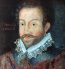 Sir Francis Drake /N(1540?-1596). English Admiral. Oil On Panel, C1583, After An Engraving Attributed To Jodocus Hondius. Poster Print by Granger Collection - Item # VARGRC0063709