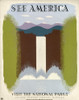 See America Poster, C1937. /Nunited States Travel Bureau Poster Promoting Tourism In National Parks. Poster By Harry Herzog, C1937. Poster Print by Granger Collection - Item # VARGRC0173238