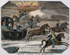 Napoleon I Leaving Russia. /Nnapoleon I'S Retreat From Russia, 1812. Contempoary Dutch Copper Enraving. Poster Print by Granger Collection - Item # VARGRC0031039
