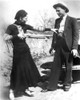 Bonnie And Clyde, 1933. /Namerican Criminal Bonnie Parker (1911-1934) Playing At Holding Up Her Partner, Clyde Barrow (1909-1934). Photographed In 1933. Poster Print by Granger Collection - Item # VARGRC0006944