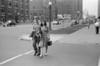 Chicago: Michigan Avenue. /Na Couple Crossing Michigan Avenue In Chicago, Illinois. Photograph By John Vachon, 1941. Poster Print by Granger Collection - Item # VARGRC0325533