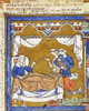 Hiding Of Infant Moses. /Nyohevet Hides Her Infant Son, Moses (Exodus 2: 1-3). French Manuscript Illumination, C1250. Poster Print by Granger Collection - Item # VARGRC0043322