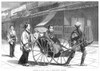 Japan: Rickshaw, 1874. /Ntraveling By Rickshaw In Nagasaki. Wood Engraving From An English Newspaper Of 1874. Poster Print by Granger Collection - Item # VARGRC0066068