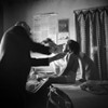New Mexico: Health Clinic. /Na Girl Being Examined In A Clinic Operated By The Taos County Cooperative Health Association In Penasco, New Mexico. Photograph By John Collier, 1943. Poster Print by Granger Collection - Item # VARGRC0325886