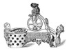Toy, 1891. /N'Professor Pug Frog'S Great Bicycle Feat.' Wood Engraving From An American Catalogue Of 1891. Poster Print by Granger Collection - Item # VARGRC0027415