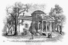 Jefferson: Monticello. /Nmonticello, The Home Of Thomas Jefferson On His Plantation Near Charlottesville, Virginia. /Nwood Engraving, American, Mid-19Th Century. Poster Print by Granger Collection - Item # VARGRC0131946