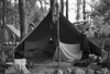 Migrant Worker Camp, 1937. /Nan Open Tent In A Blueberry Pickers' Camp, Near Little Fork, Minnesota. Photograph By Russell Lee, August 1937. Poster Print by Granger Collection - Item # VARGRC0121646