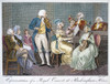 George Iii (1738-1820). /Nking Of Great Britain, 1760-1820. Copper Engraving, English, 1793. King George With Queen Charlotte, At Left, And Several Of Their Fifteen Children. Poster Print by Granger Collection - Item # VARGRC0041190