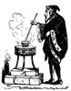 Alchemist. /Nline Engraving, 19Th Century. Poster Print by Granger Collection - Item # VARGRC0015569