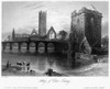 Ireland: Claregalway. /Nview Of The Ruins Of Claregalway Abbey On The River Clare, County Galway, Ireland. Steel Engraving, English, C1840, After William Henry Bartlett. Poster Print by Granger Collection - Item # VARGRC0095296