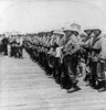 China: Boxer Rebellion. /Ngerman Troops Lined Up On The Dock At Tonggu Awaiting Transportation To Tientsin, China, During The Boxer Rebellion. Stereograph, 1901. Poster Print by Granger Collection - Item # VARGRC0118184