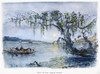 South Carolina: Scenic View. /Nview On The Ashley River, South Carolina. Wood Engraving, 19Th Century. Poster Print by Granger Collection - Item # VARGRC0087414