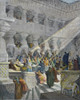 Belshazzar'S Feast. /Ndaniel Interpreting The Writing On The Wall At Belshazzar'S Feast (Daniel 5: 24-28). Wood Engraving, 19Th Century, After Gustave Dor_. Poster Print by Granger Collection - Item # VARGRC0029843