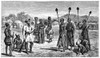 Samuel White Baker /N(1821-1893). English Explorer. Meeting With Tribal Chiefs In Unyoro (Region In Present-Day Western Uganda), C1864. Wood Engraving, English, 1866. Poster Print by Granger Collection - Item # VARGRC0132592
