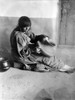 Pueblo Potter, C1905. /Nfemale Potter Of The Santa Clara Pueblo In New Mexico. Photograph By Edward Curtis, C1905. Poster Print by Granger Collection - Item # VARGRC0113858