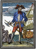 Pirate: Edward England. /Nn_ Edward Seegar. English (Irish Born) Pirate./Nenglish Woodcut, 1725. Poster Print by Granger Collection - Item # VARGRC0010640