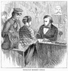 Immigrants: Exchange. /Nexchange Broker'S Office At Castle Garden, New York City. Wood Engraving, 1871. Poster Print by Granger Collection - Item # VARGRC0095466