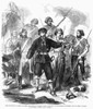 Sicily: Guerrillas, 1860. /Nla Masa, The Sicilian Guerrilla Leader, And His Staff, In The Streets Of Palermo, Italy. Wood Engraving, 1860. Poster Print by Granger Collection - Item # VARGRC0095308