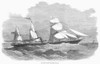 Steam-Sail Ship, 1861./Nthe New English Screw Steamship 'Sicilia.' Wood Engraving, English, 1861. Poster Print by Granger Collection - Item # VARGRC0099996