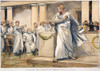 Roman Senate: Catiline. /Ncicero Denounces Catiline (C108-62 B.C.) In The Senate. Line Engraving, 19Th Century. Poster Print by Granger Collection - Item # VARGRC0066539