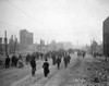 San Francisco Earthquake. /Nview Of Market Street With Pedestrians Amid The Rubble, Following The Earthquake Of 18 April 1906. Photograph, 1906. Poster Print by Granger Collection - Item # VARGRC0128434