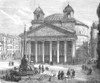 Roman Pantheon, 1878. /Nthe Pantheon In Rome From The Piazza Della Rotonda. Wood Engraving, English, 1878. Poster Print by Granger Collection - Item # VARGRC0018409