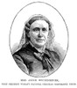 Annie Turner Wittenmyer /N(1827-1900). American Social Reformer. Wood Engraving, Late 19Th Century. Poster Print by Granger Collection - Item # VARGRC0050435