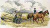 Mccormick Reaper, 1847. /Ncyrus Hall Mccormick'S Improved Reaper Of 1847: Colored Engraving, 19Th Century. Poster Print by Granger Collection - Item # VARGRC0009138