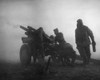 Korean War: Artillery./Nu.S. Marine Artillerymen Firing In The Fog On A North Korean Concentration On The Fighting Front, Early March 1951. Poster Print by Granger Collection - Item # VARGRC0102534