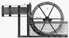 Water Wheel. /Nbreastshot Water Wheel. Engraving From Oliver Evans' 'The Young Millwright And Miller'S Guide.' Poster Print by Granger Collection - Item # VARGRC0096295