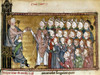 Louis Ix (1214-1270). /Nsaint Louis. King Of France, 1226-1270. Saint Louis With A Group Of Bishops. Illumination From 'Le Grand Coutumier De Normandie,' 1340. Poster Print by Granger Collection - Item # VARGRC0126820