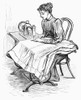Sewing Machine, 1898. /Nenglish Newspaper Engraving, 1898. Poster Print by Granger Collection - Item # VARGRC0090755