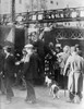 Wwi: Refugees, C1914. /Nrefugees Outside Of The Gare Du Nord Railway Station In Paris, France, During World War I. Photograph, C1914. Poster Print by Granger Collection - Item # VARGRC0354224