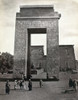 Egypt: Karnak. /Npedestrians Near A Pylon At Karnak, Egypt. Photograph By Francis Frith, C1860. Poster Print by Granger Collection - Item # VARGRC0129172