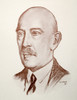 Maurice Baring (1874-1945). /Nenglish Writer. Drawing, 1928, By Frank E. Slater. Poster Print by Granger Collection - Item # VARGRC0058191