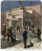 Mexico City, 1881. /Na Pulqueria In Mexico City. Wood Engraving, American, 1881. Poster Print by Granger Collection - Item # VARGRC0053837