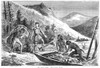 John Jacob Astor (1763-1848). /Namerican Fur Trader And Financier. Astor'S First Fur-Buying Expedition Up The Hudson Valley, C1787. Engraving, 19Th Century. Wood Engraving, 19Th Century. Poster Print by Granger Collection - Item # VARGRC0032396