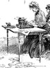 Gibson: Typing. /Npen And Ink Drawing By Charles Dana Gibson (1867-1944). Poster Print by Granger Collection - Item # VARGRC0000335