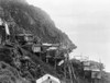 Alaska: King Island. /Na View Of The Sea Cliff Dwellings In The Village Of Ukivok Overlooking The Bering Sea On King Island, Alaska. Photographed By Edward S. Curtis, C1929. Poster Print by Granger Collection - Item # VARGRC0121965