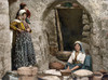 Syria: Bread-Making, C1895. /Nsyrian Women Making Bread. Photochrome, C1895. Poster Print by Granger Collection - Item # VARGRC0130790