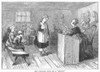 Schoolhouse, 1877. /Na Lesson In An American One-Room Country Schoolhouse. Wood Engraving, American, 1877. Poster Print by Granger Collection - Item # VARGRC0037695