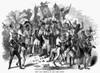 West Indies: New Year'S. /Nnew Year'S Festival In The West Indies. Wood Engraving, American, 1854. Poster Print by Granger Collection - Item # VARGRC0095772